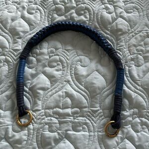 Parker and Thatch French Blue Braided Purse Strap.